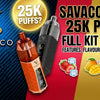 Savacco Pro 25K Prefilled Vape Kit: Features, Flavours & Performance