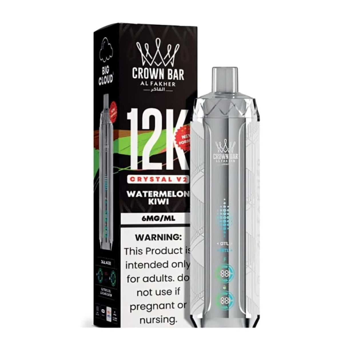 Al Fakher Crown Bar 12K Crystal V2 Disposable Vape