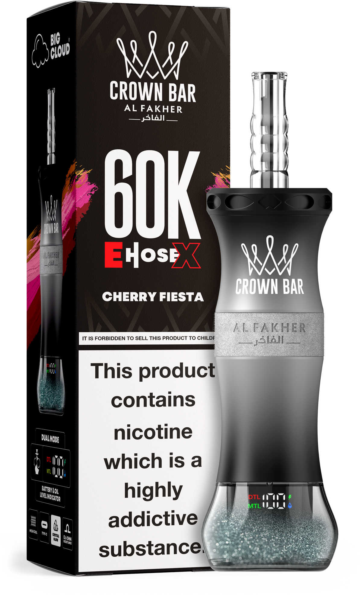 Al Fakher Crown Bar E Hose X 60kVape