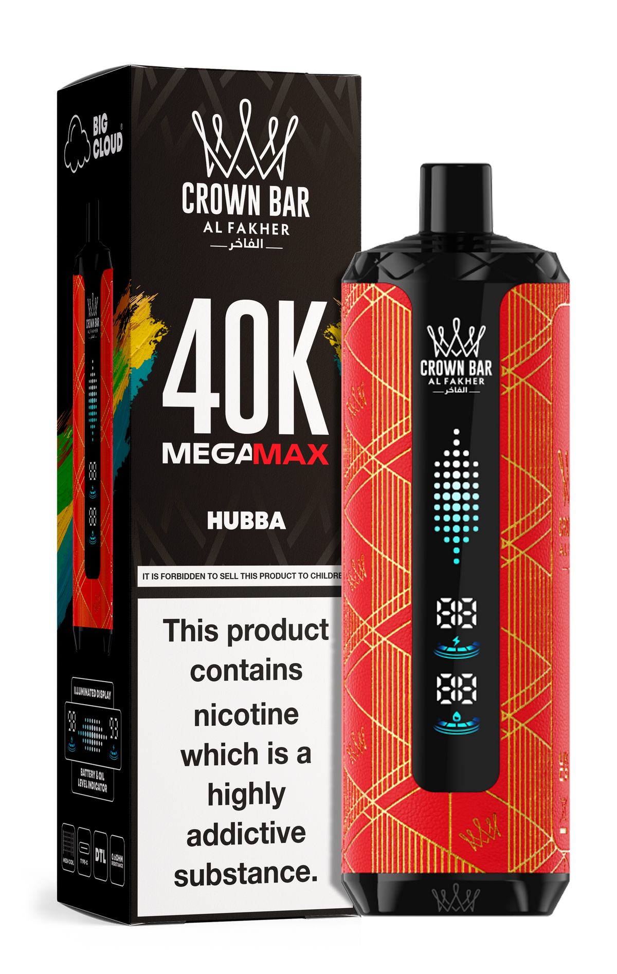 Al Fakher Crown Bar Mega Max 40k Vape