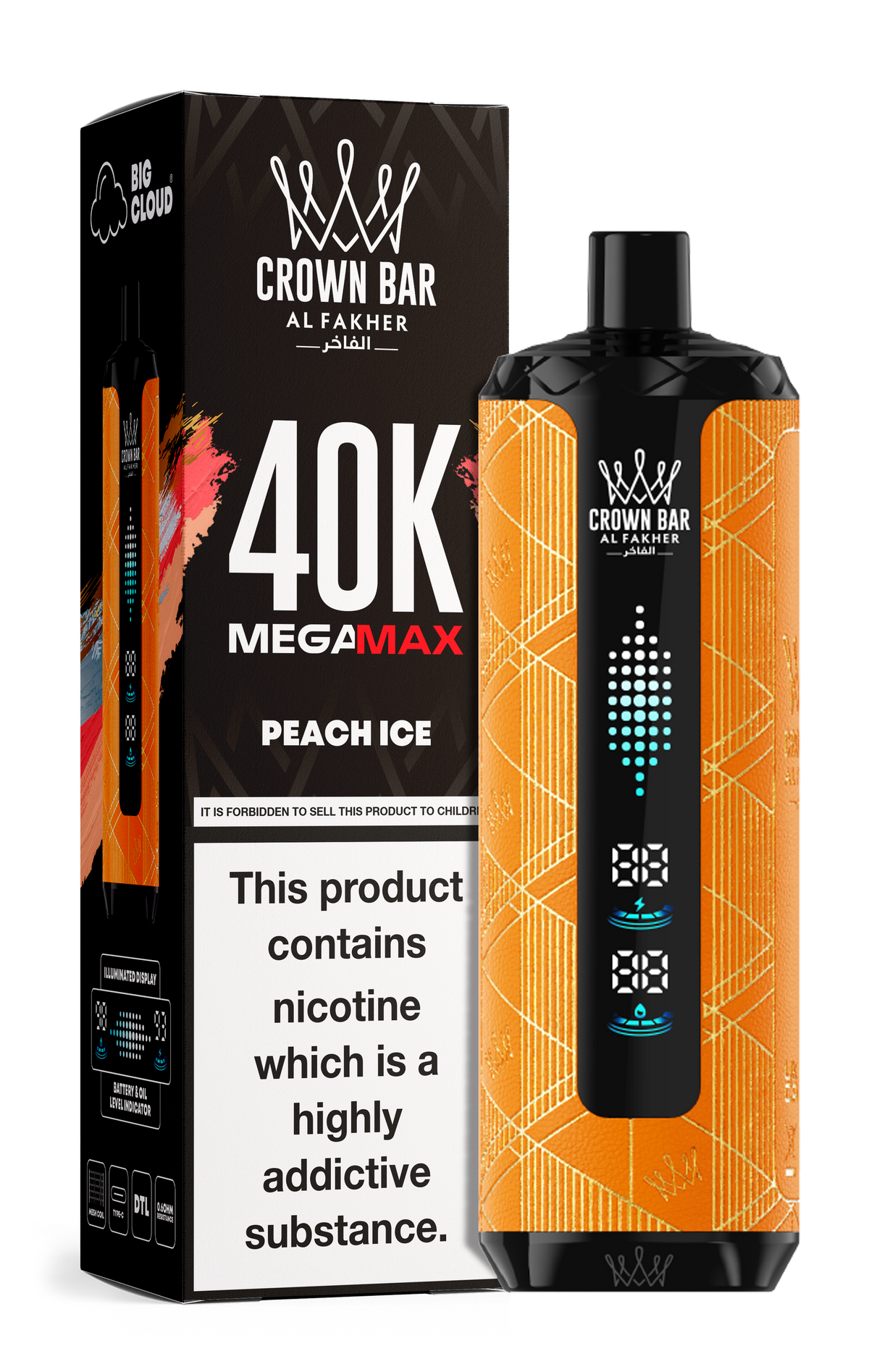 Al Fakher Crown Bar Mega Max 40k Vape