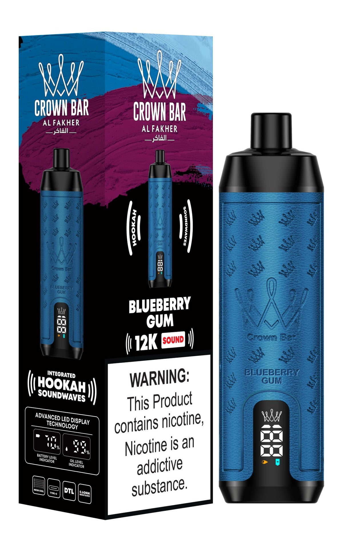 Al Fakher 12000 Puffs Disposable Vape 20mg | Hookah Soundwaves