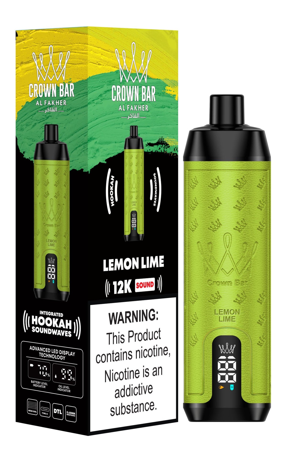 Al Fakher 12000 Puffs Disposable Vape 20mg | Hookah Soundwaves