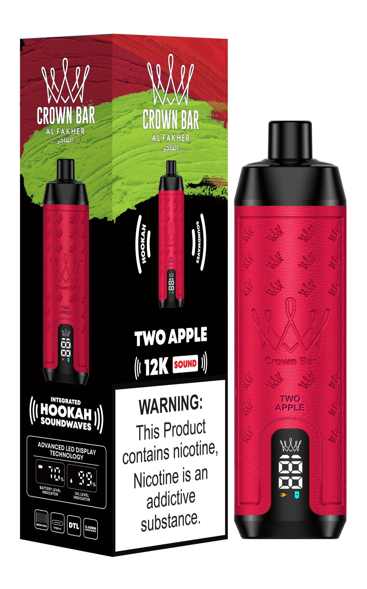 Al Fakher 12000 Puffs Disposable Vape 20mg | Hookah Soundwaves