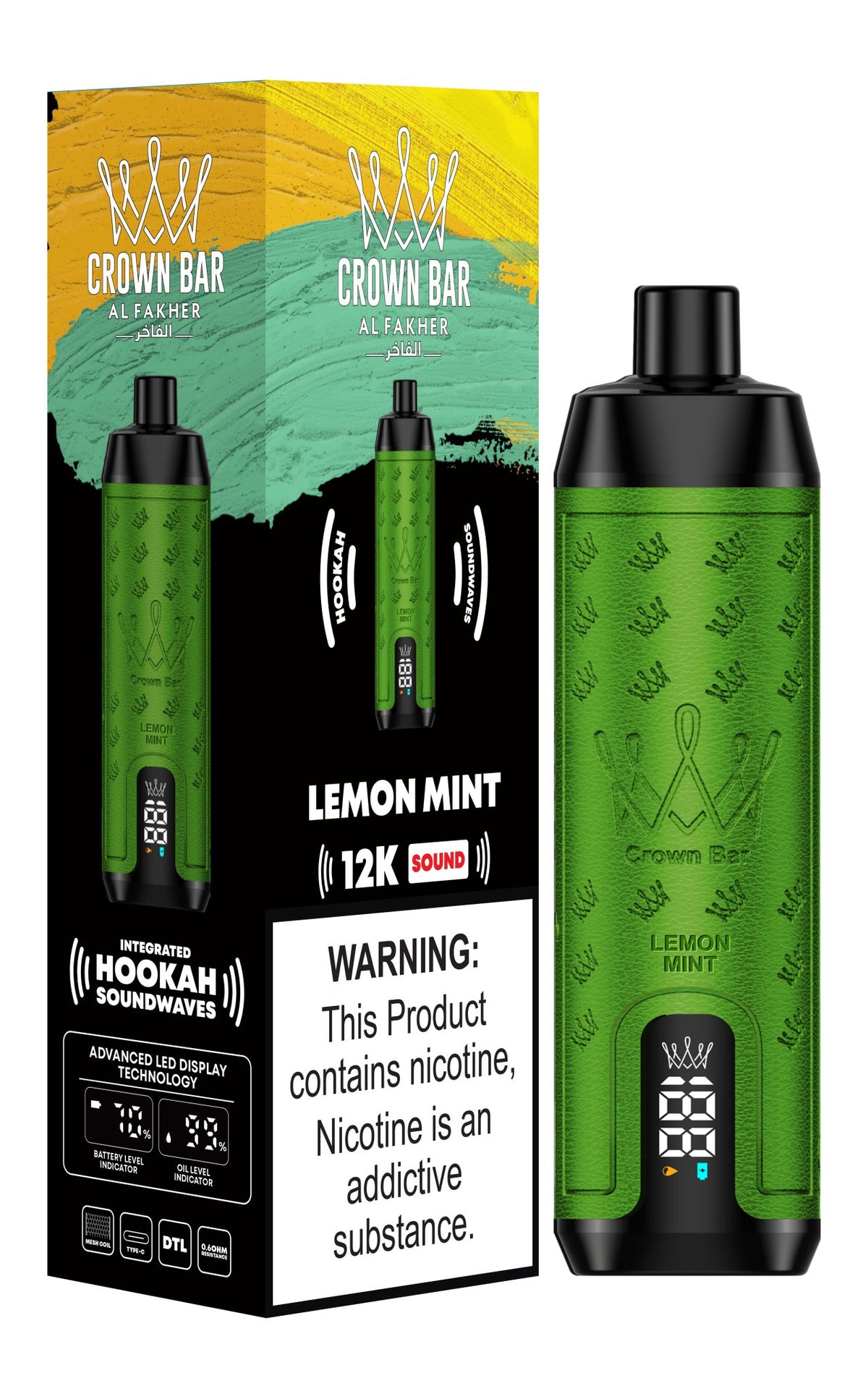 Al Fakher 12000 Puffs Disposable Vape 20mg | Hookah Soundwaves