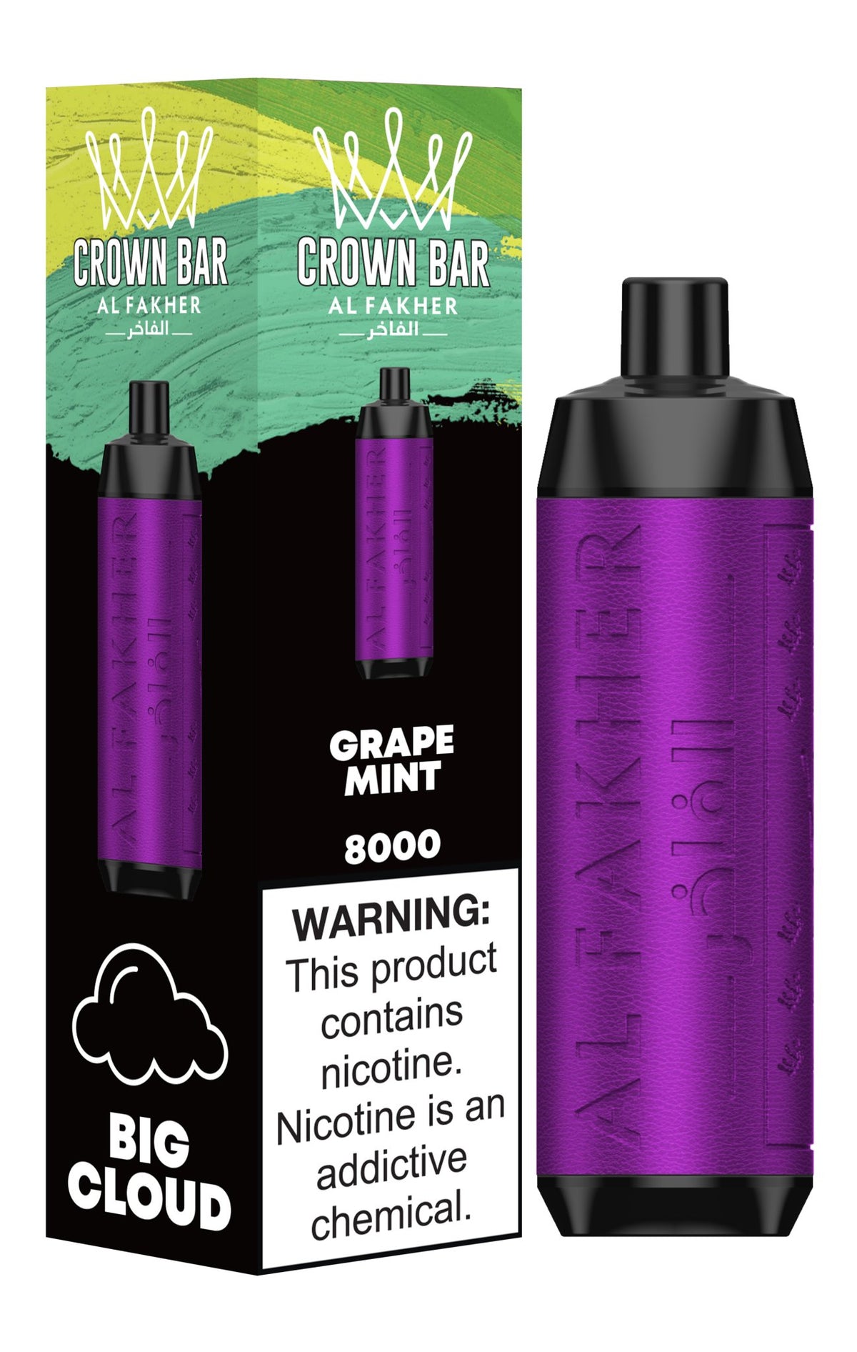 Al Fakher Crown Bar 8000 Puffs Disposable Vape - VapeBoo