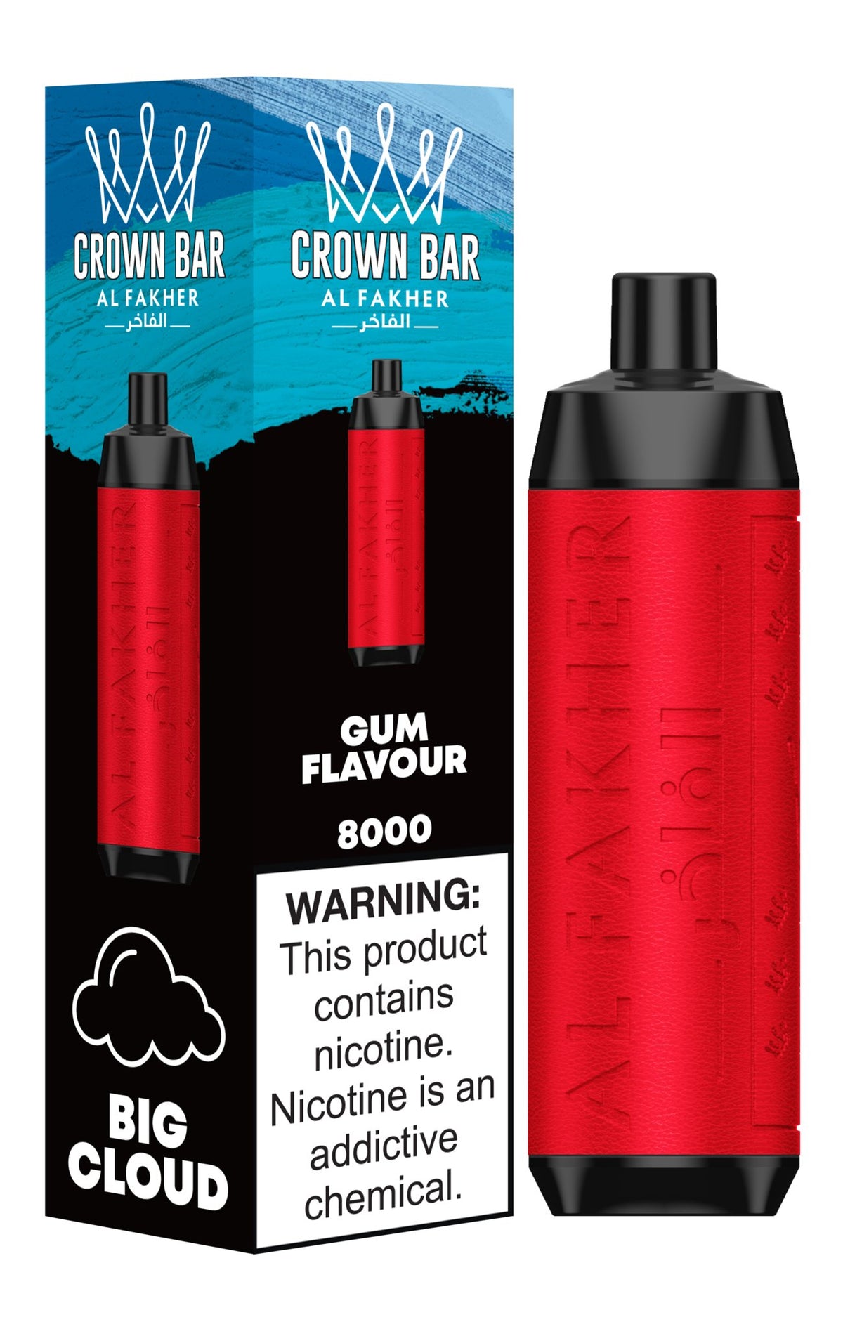 Al Fakher Crown Bar 8000 Puffs Disposable Vape - VapeBoo