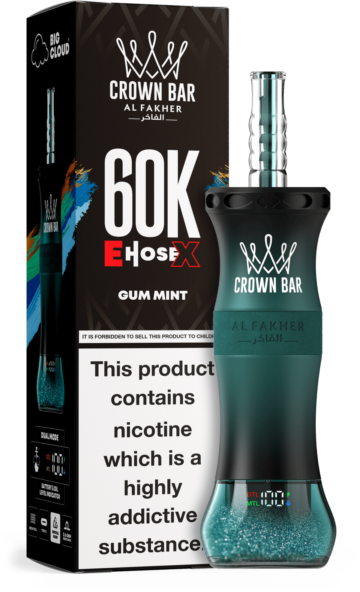 Al Fakher Crown Bar E Hose X 60k Vape