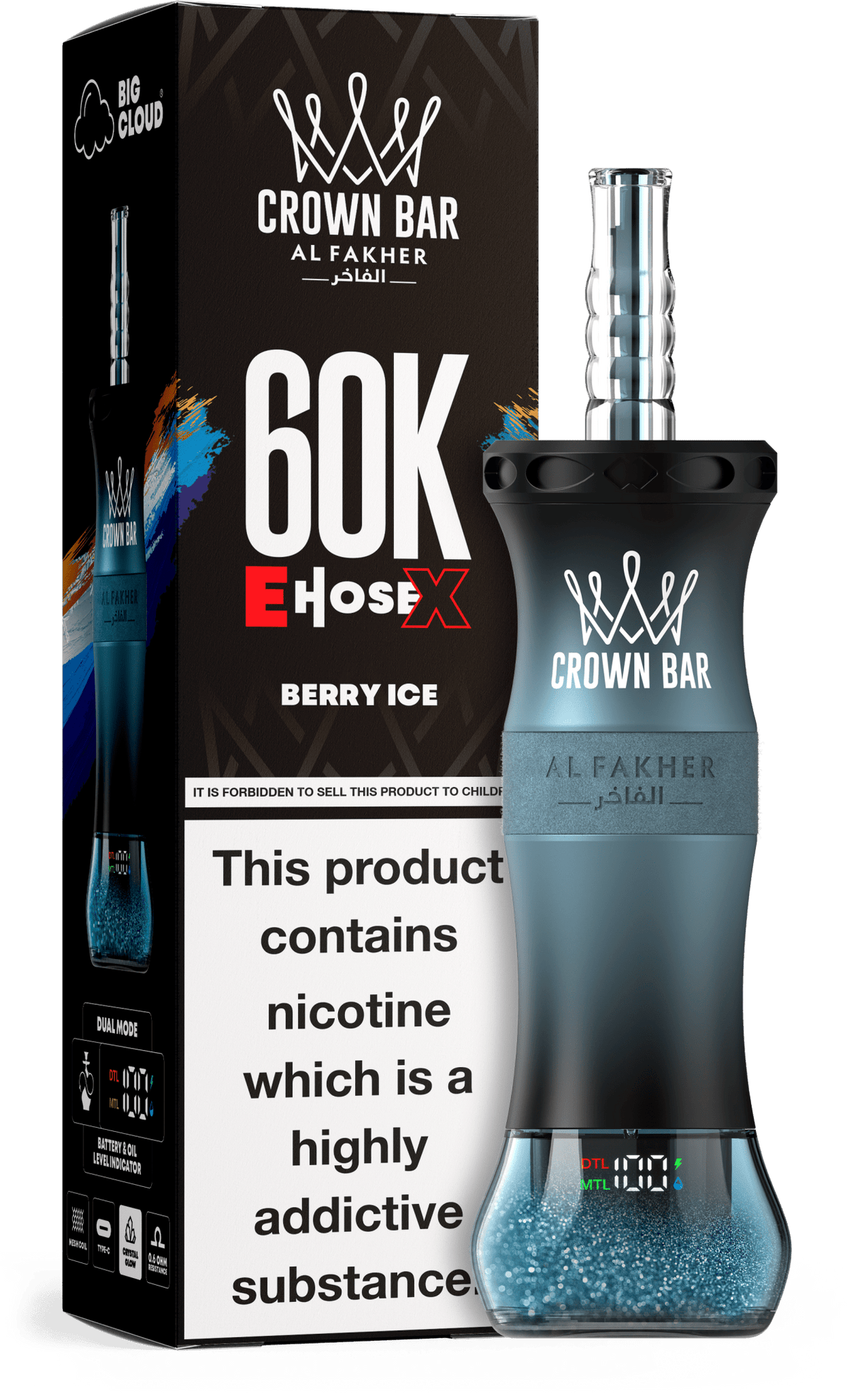 Al Fakher Crown Bar E Hose X 60k Vape