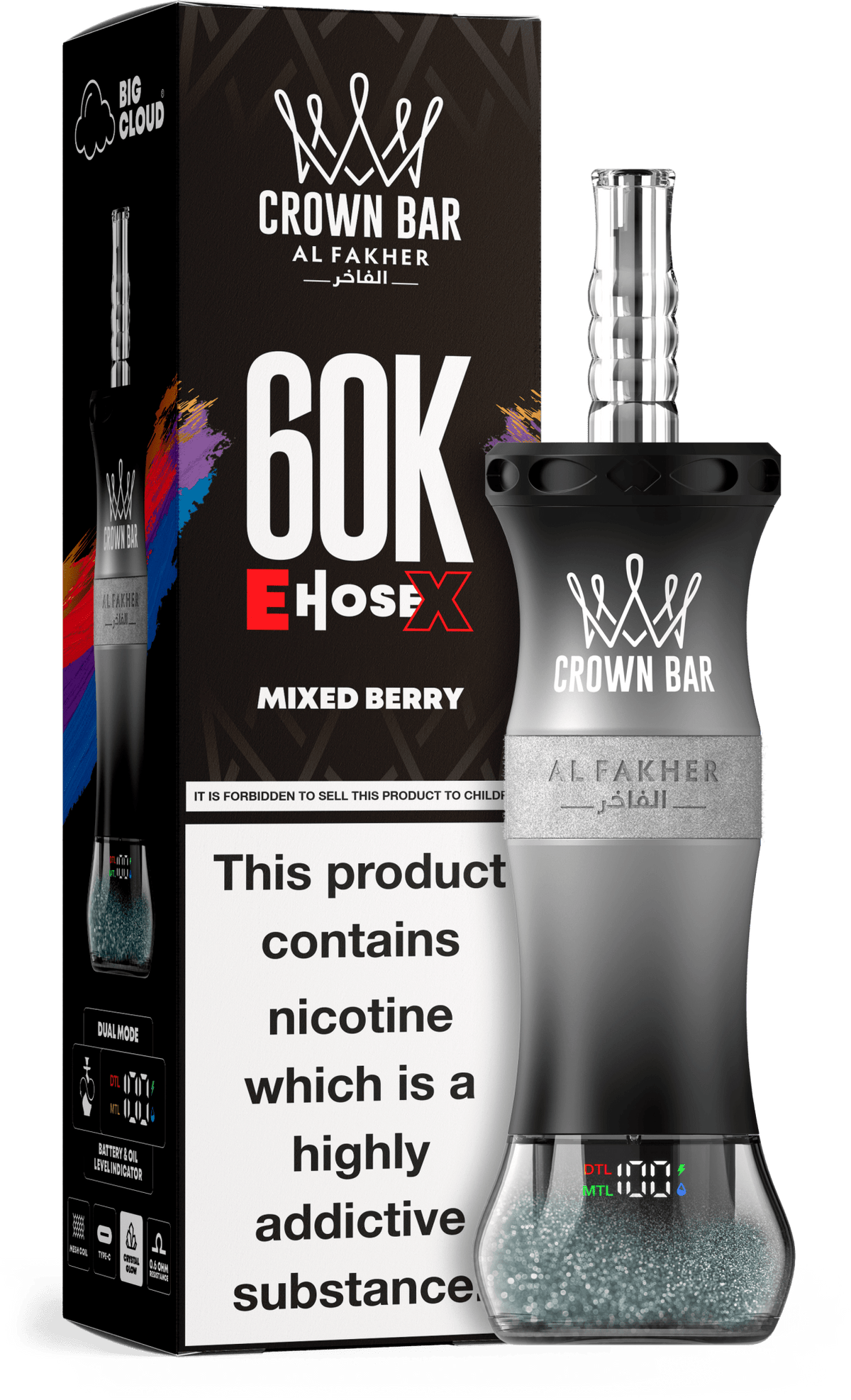 Al Fakher Crown Bar E Hose X 60k Vape
