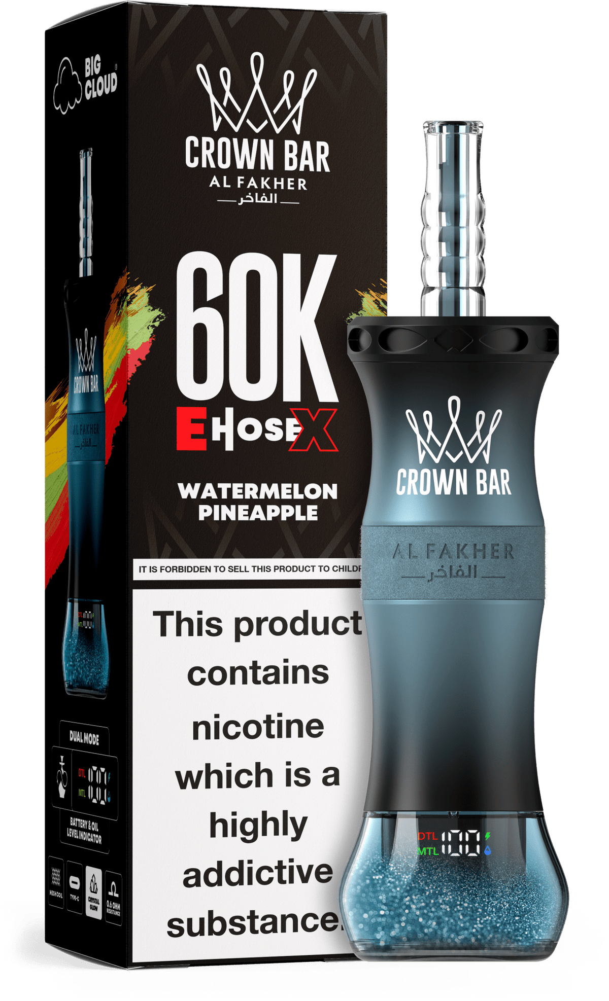 Al Fakher Crown Bar E Hose X 60k Vape