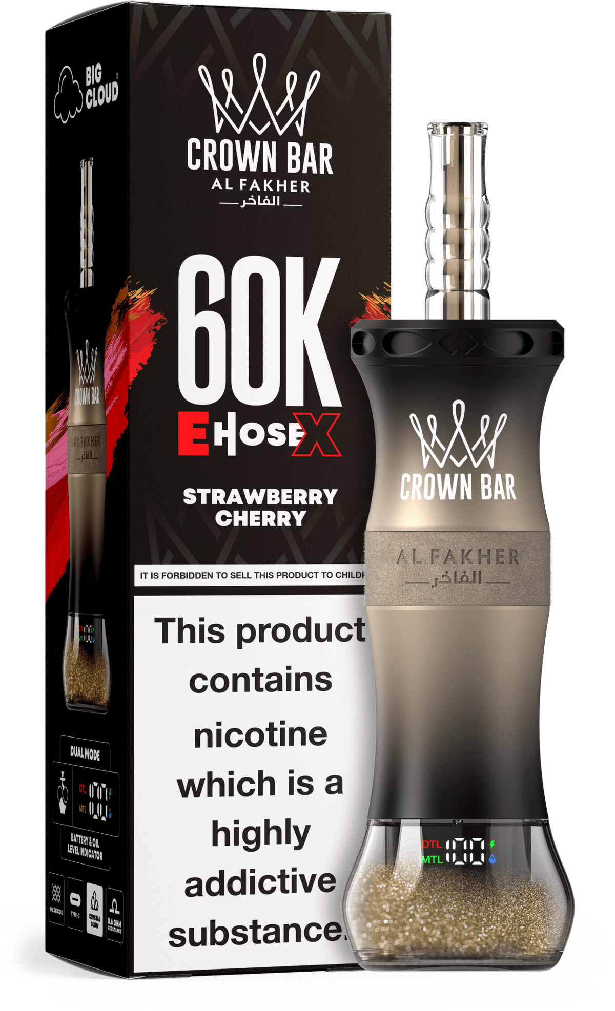 Al Fakher Crown Bar E Hose X 60k Vape