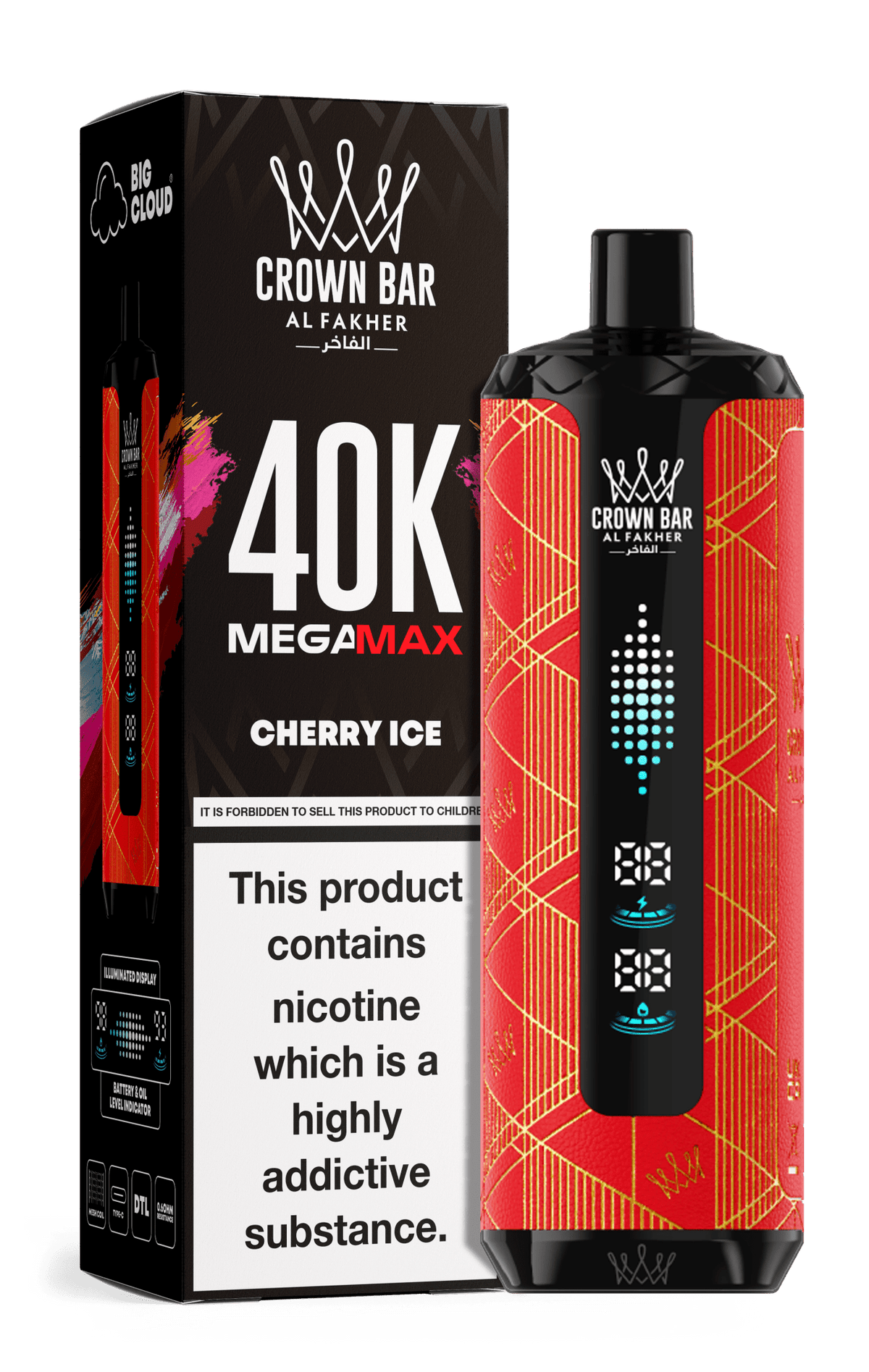 Al Fakher Crown Bar Mega Max 40k Vape