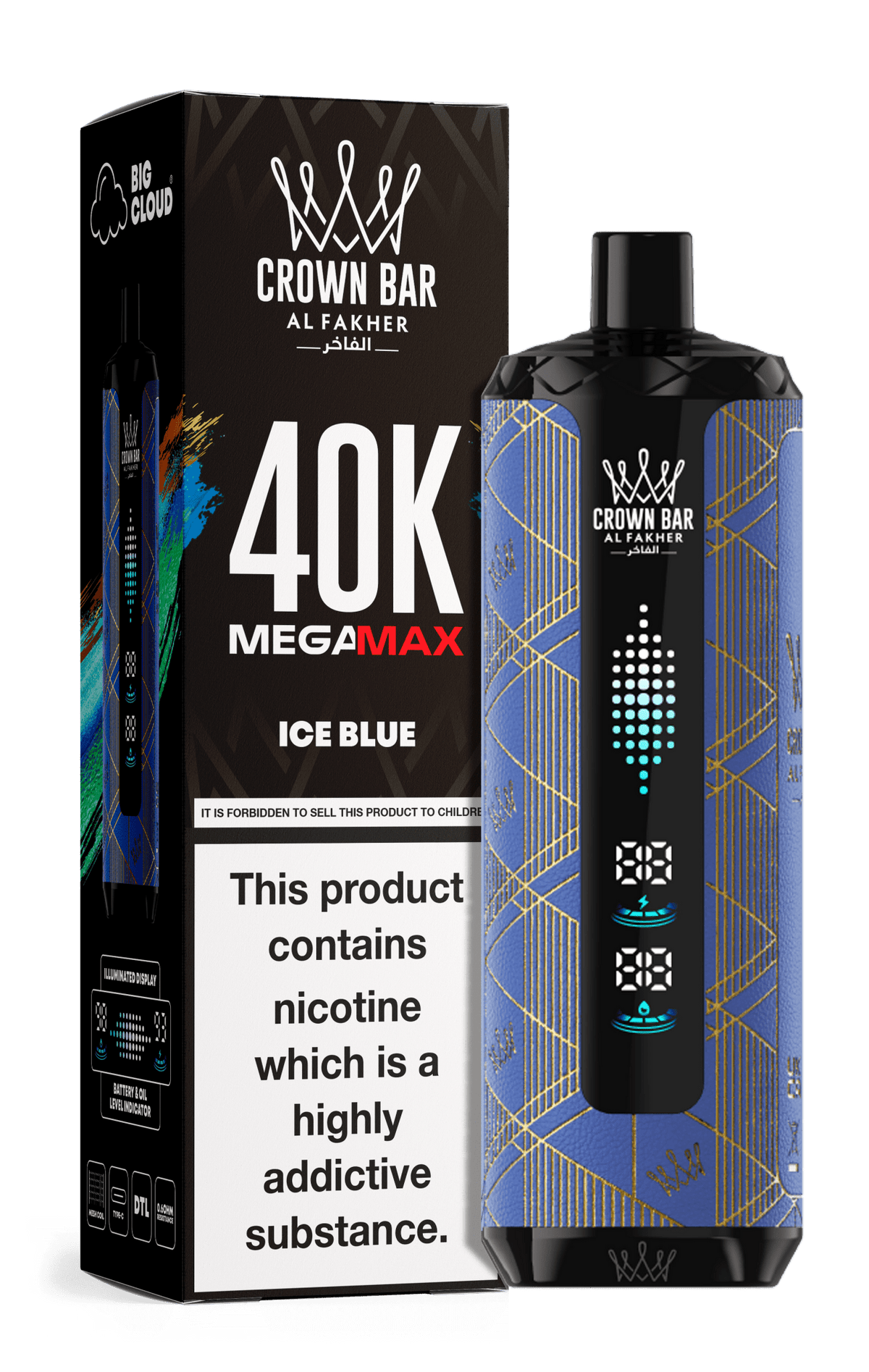 Al Fakher Crown Bar Mega Max 40k Vape