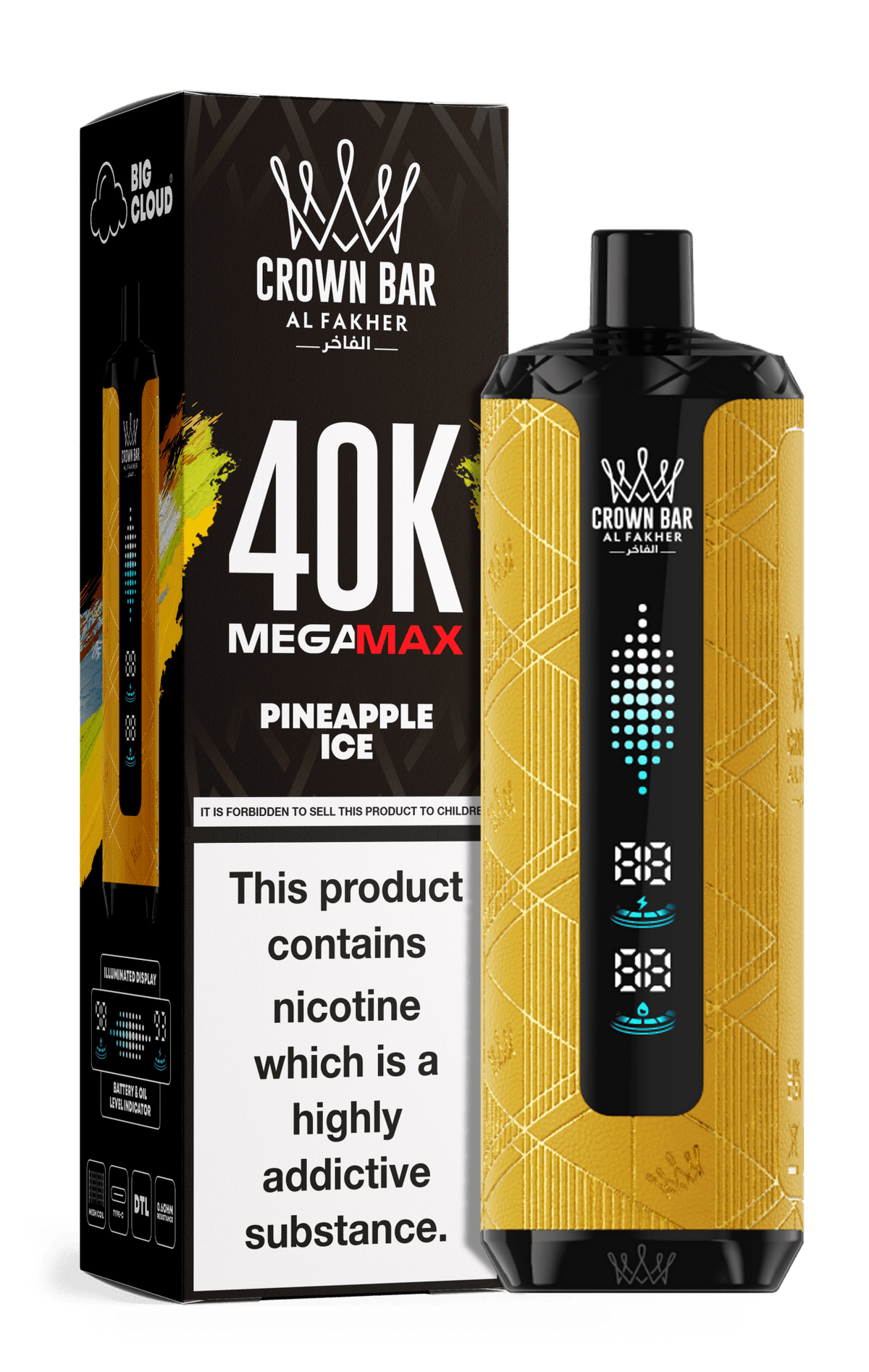 Al Fakher Crown Bar Mega Max 40k Vape