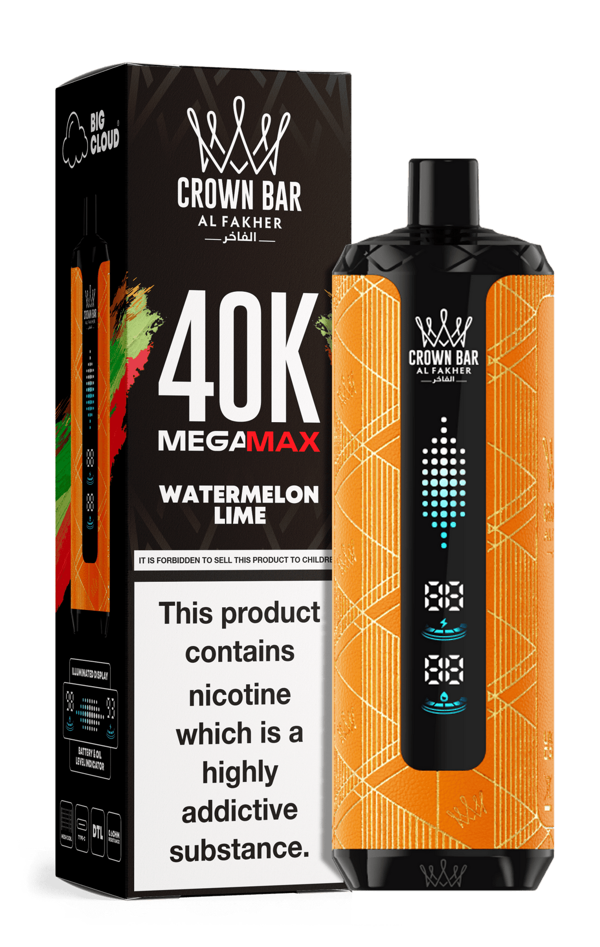 Al Fakher Crown Bar Mega Max 40k Vape