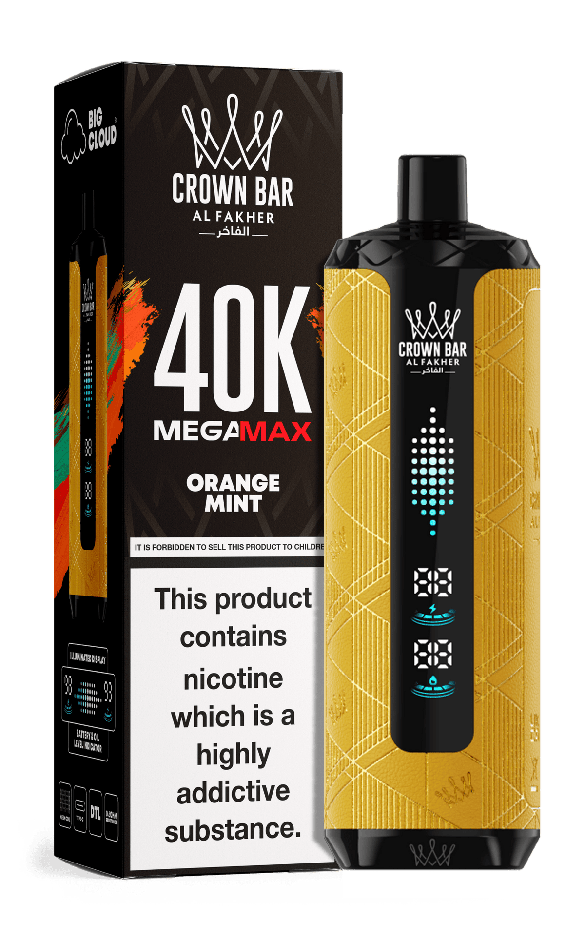 Al Fakher Crown Bar Mega Max 40k Vape