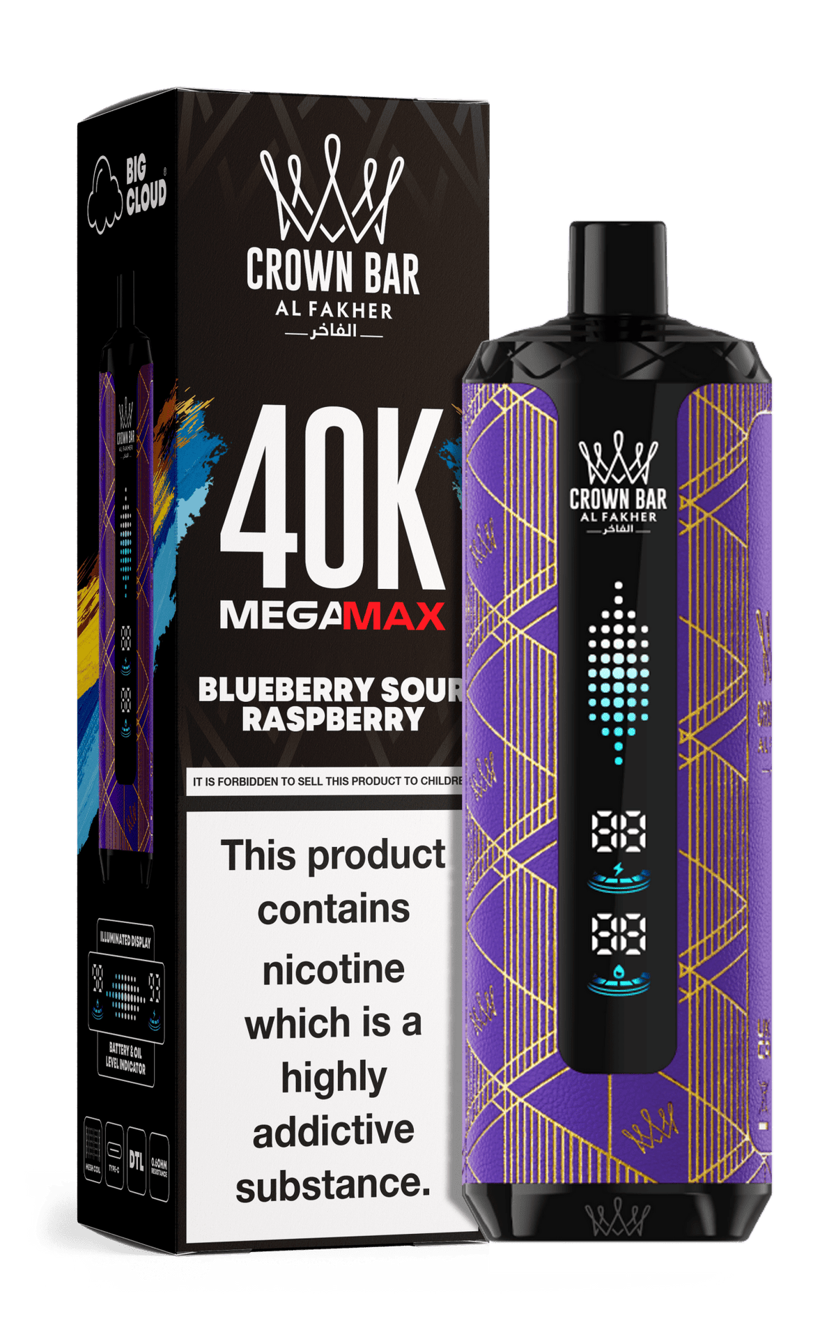 Al Fakher Crown Bar Mega Max 40k Vape
