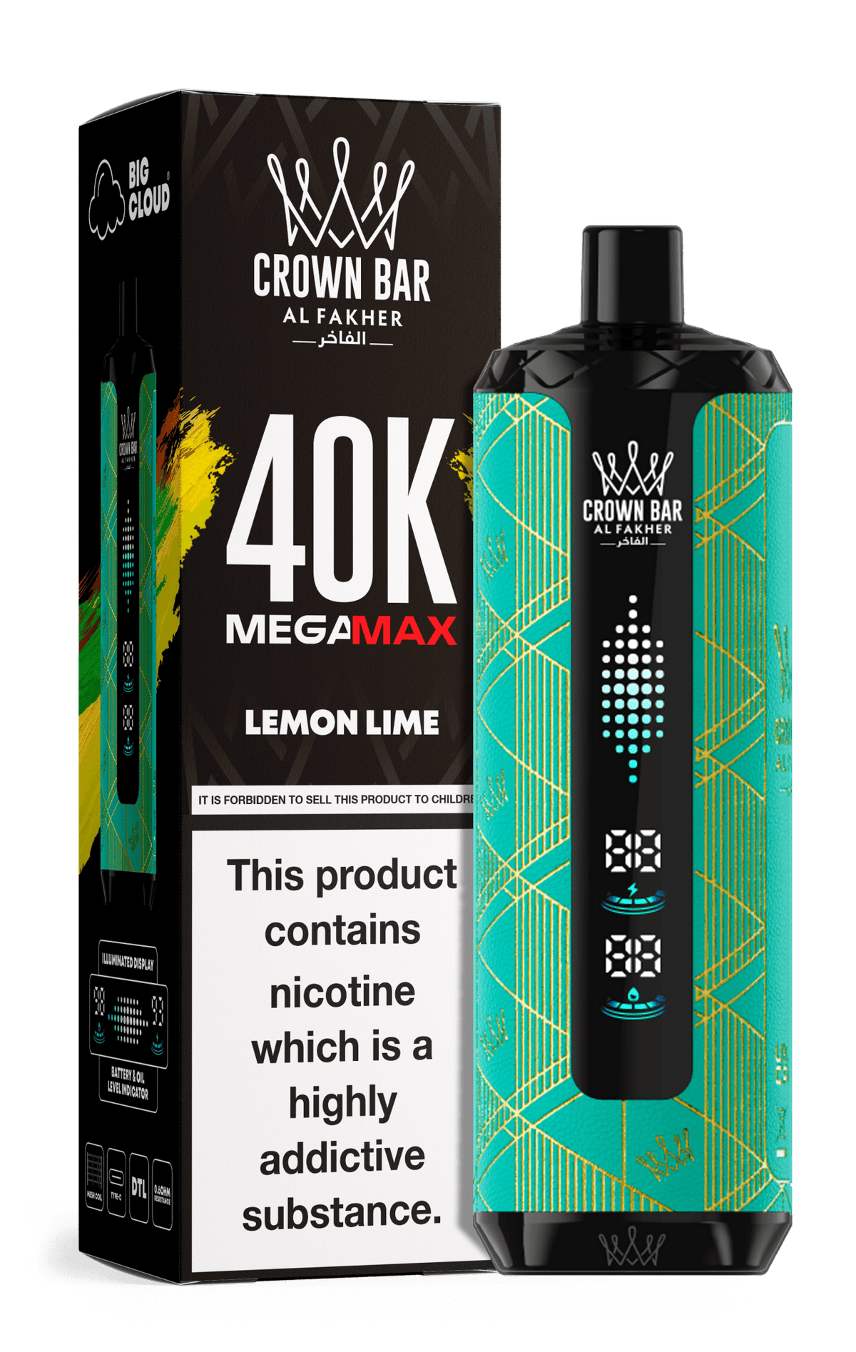 Al Fakher Crown Bar Mega Max 40k Vape
