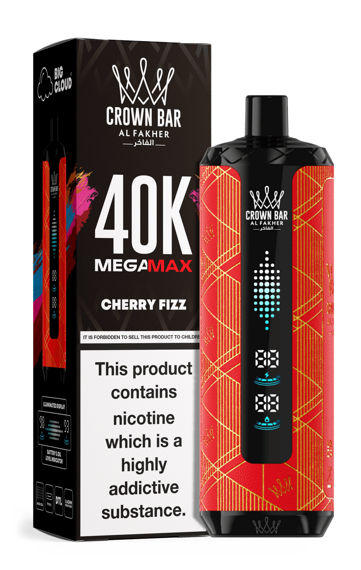 Al Fakher Crown Bar Mega Max 40k Vape