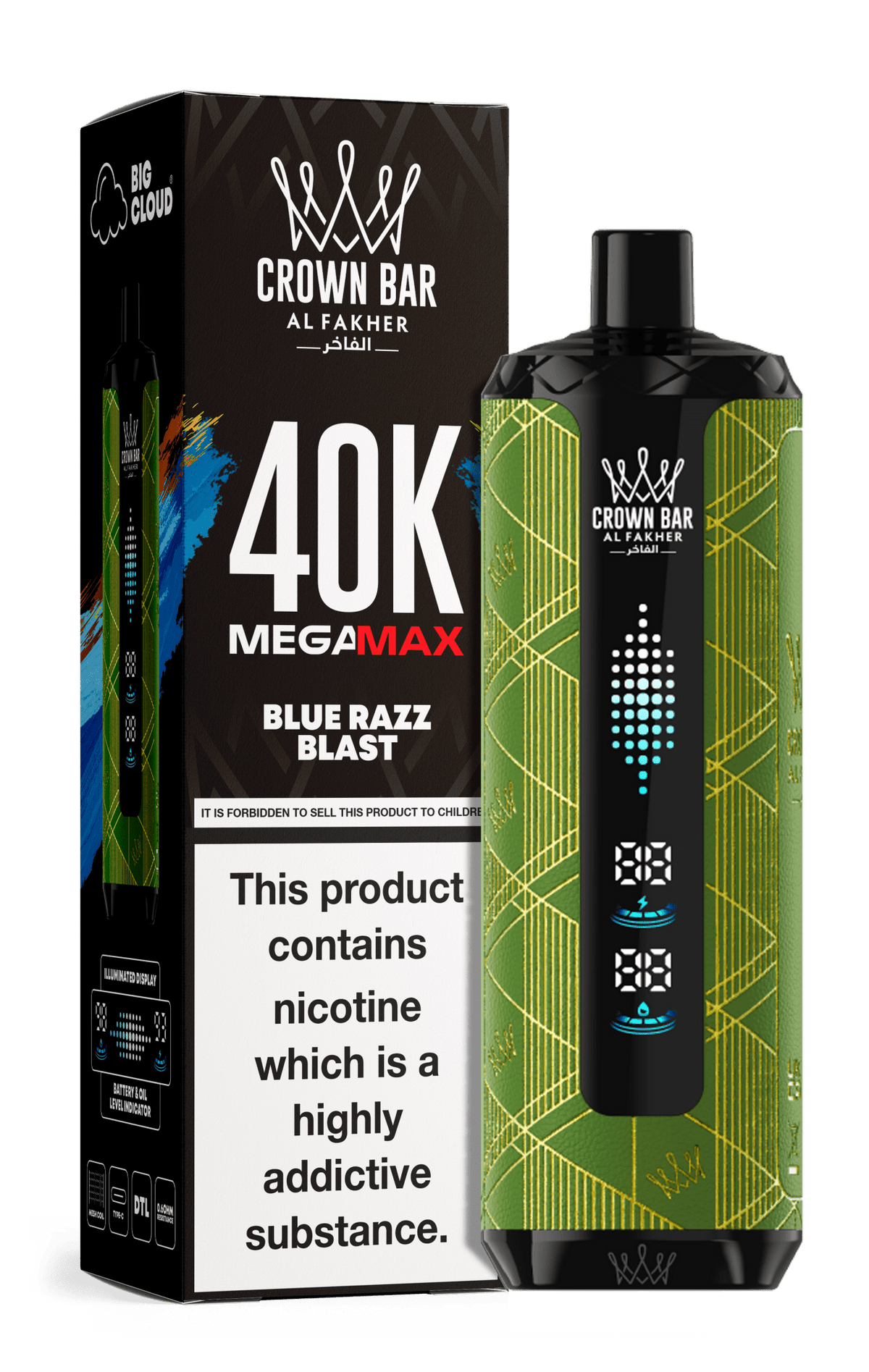 Al Fakher Crown Bar Mega Max 40k Vape
