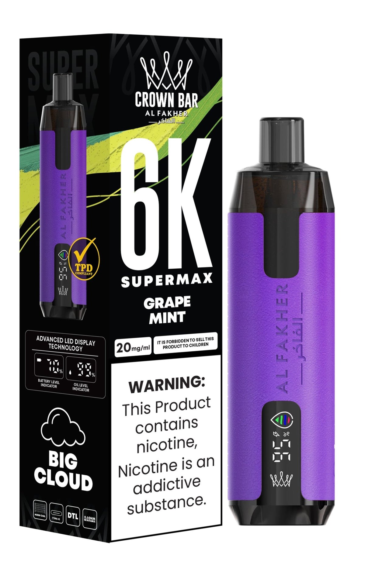 Al Fakher Supermax 6000 Vape