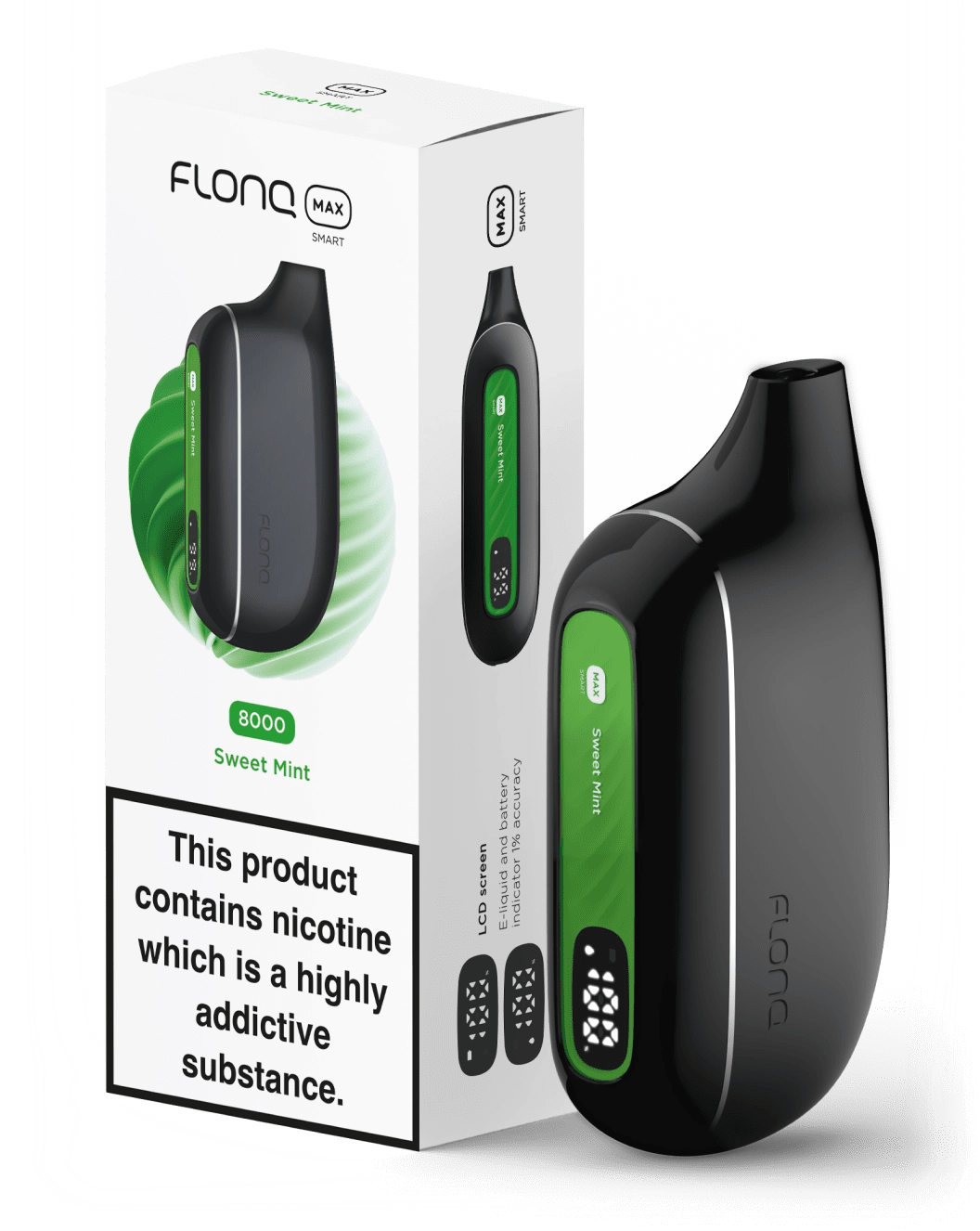 FLONQ Max Smart Vape 8000 Puffs Disposable vape