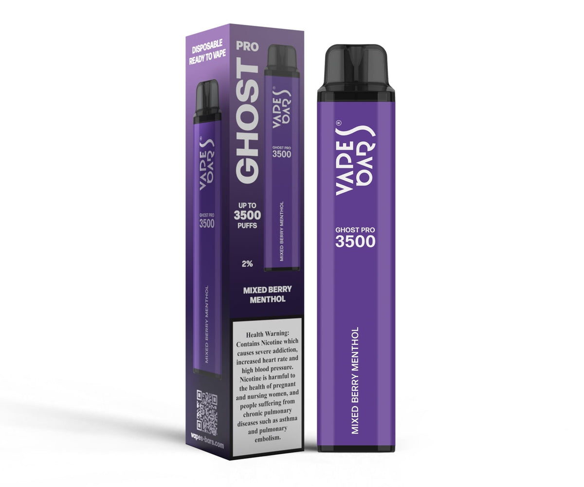 Ghost® Pro 3500 Mixed Berry Menthol by Vapes Bars