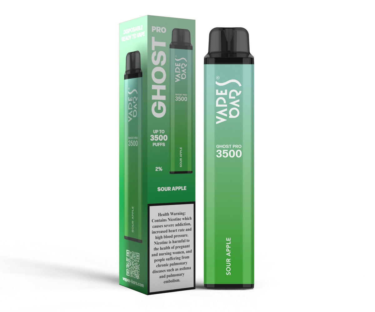 Ghost® Pro 3500 Sour Apple by Vapes Bars