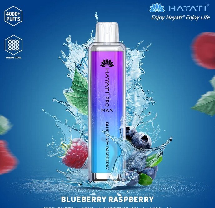 Hayati Crystal Pro Max 4000 Disposable Vape 20mg