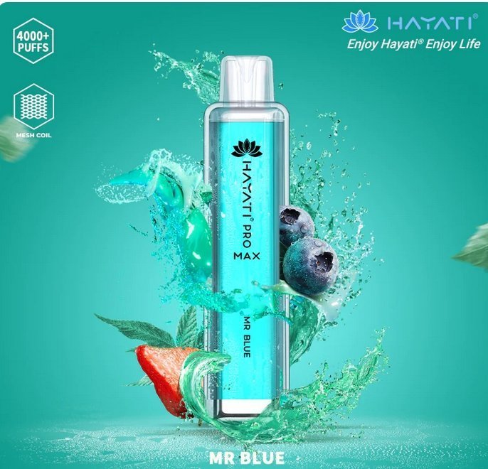 Hayati Crystal Pro Max 4000 Disposable Vape 20mg