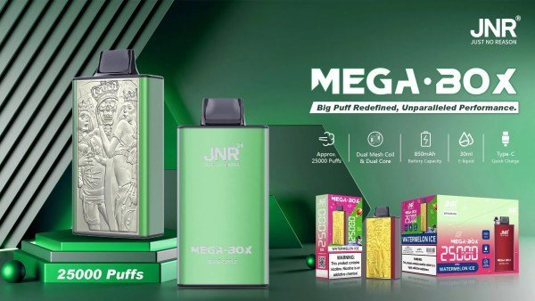 JNR Mega Box 25k Prefilled Vape Kit