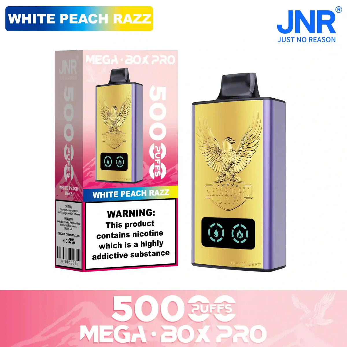 JNR Mega Box Pro 50000 Prefilled Vape Kit