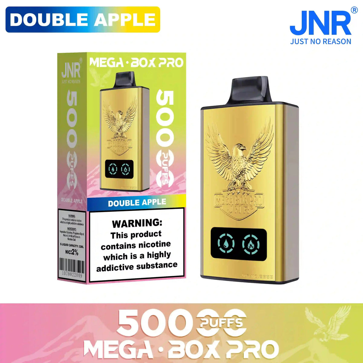 JNR Mega Box Pro 50000 Prefilled Vape Kit