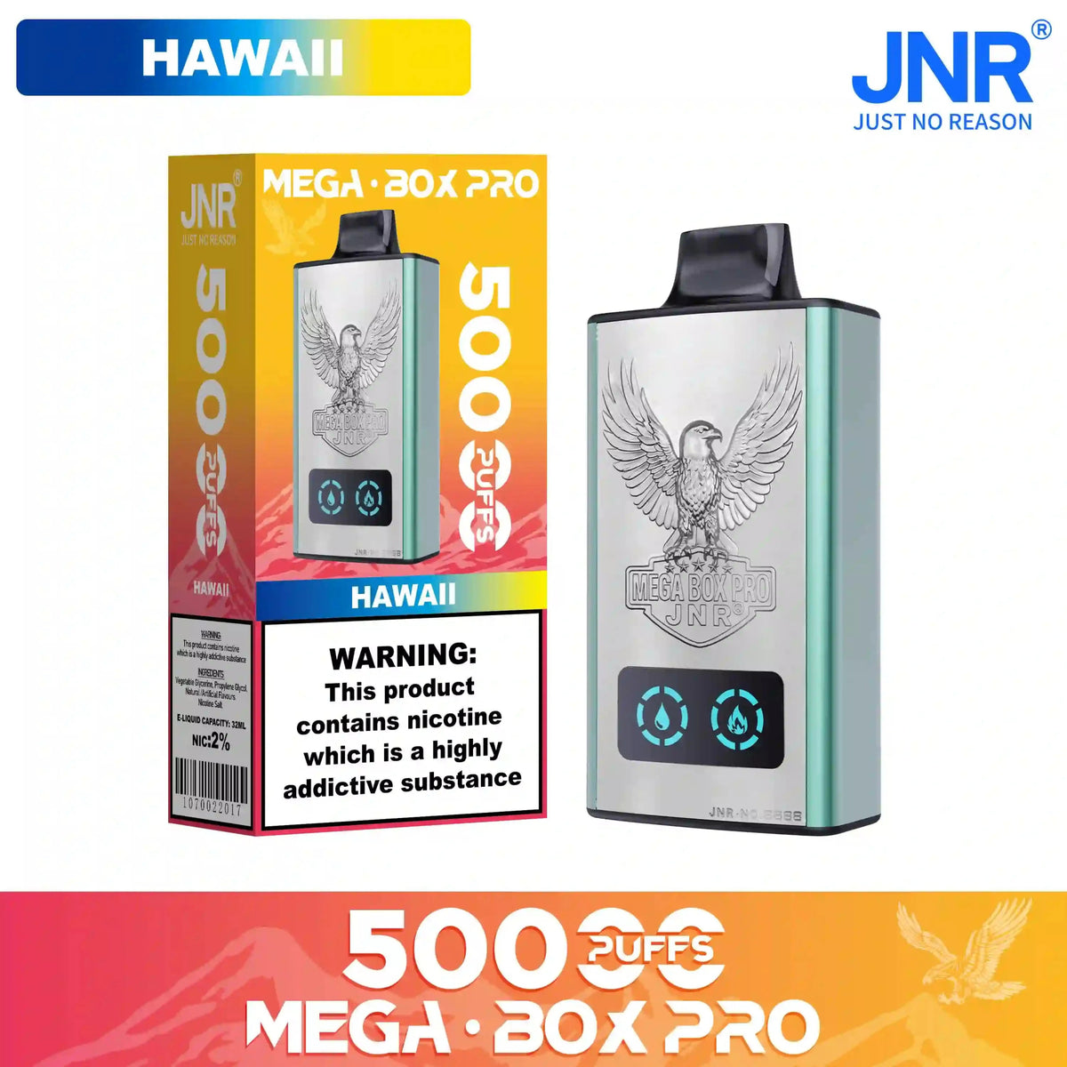 JNR Mega Box Pro 50000 Prefilled Vape Kit