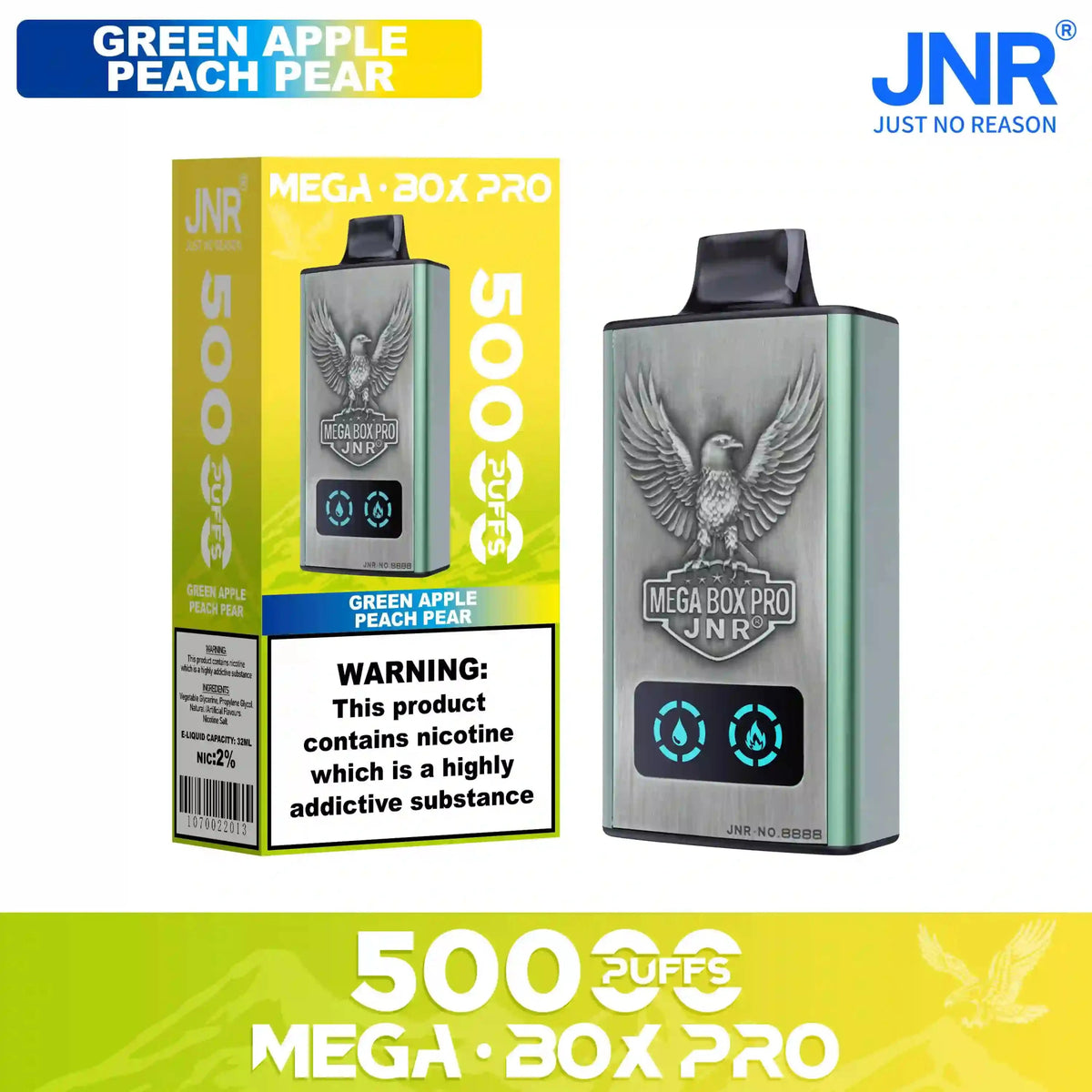 JNR Mega Box Pro 50000 Prefilled Vape Kit
