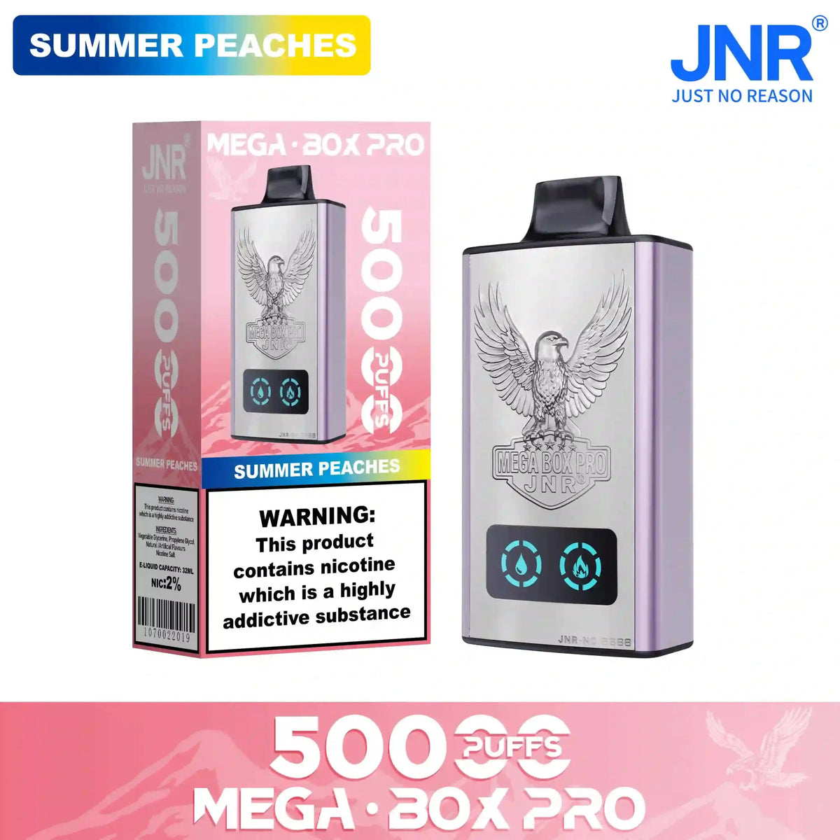JNR Mega Box Pro 50000 Prefilled Vape Kit