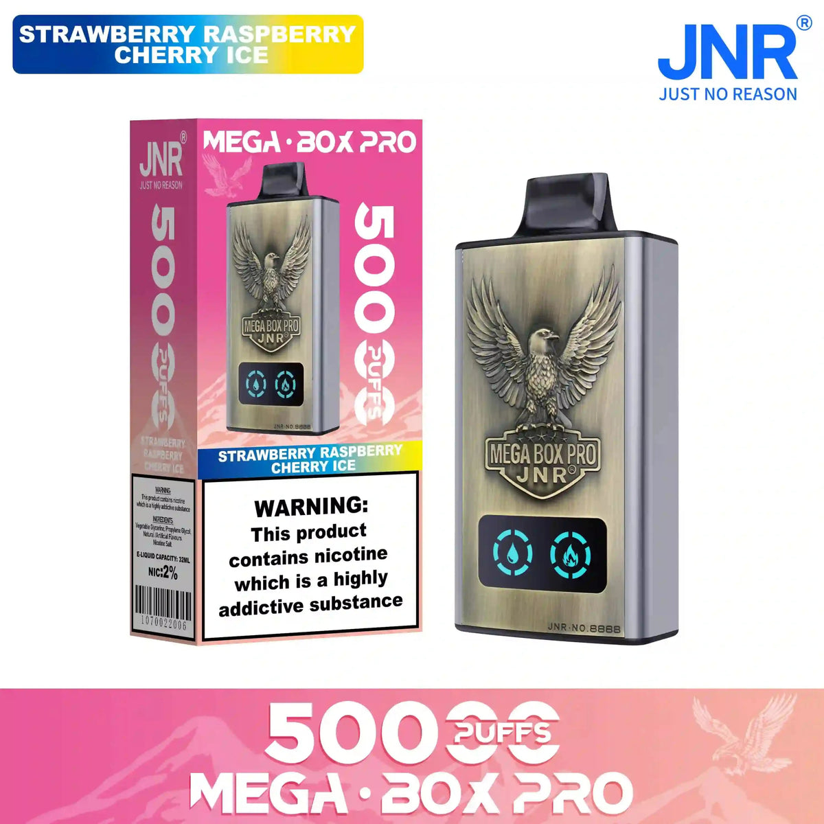 JNR Mega Box Pro 50000 Prefilled Vape Kit