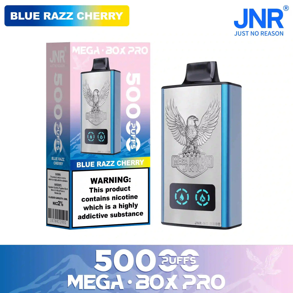JNR Mega Box Pro 50000 Prefilled Vape Kit