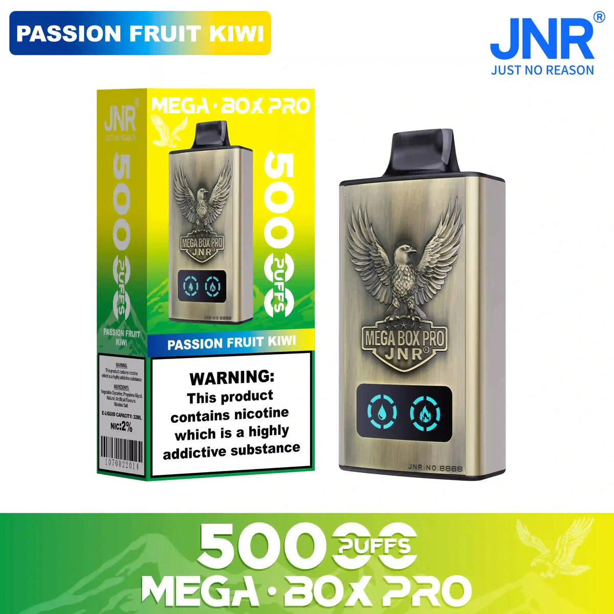 JNR Mega Box Pro 50000 Prefilled Vape Kit