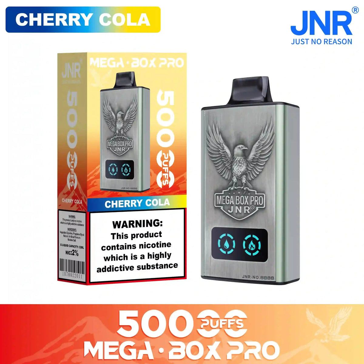 JNR Mega Box Pro 50000 Prefilled Vape Kit