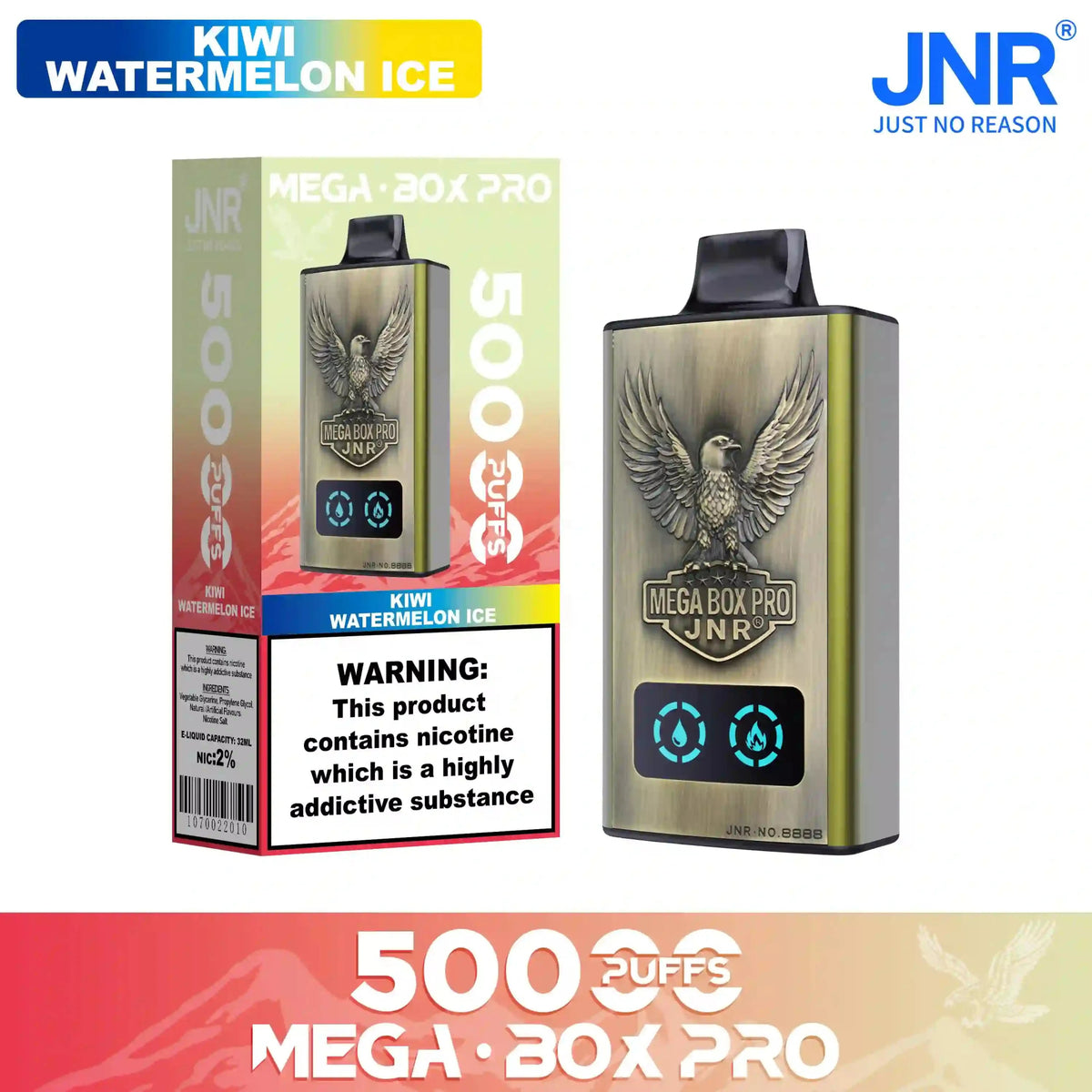 JNR Mega Box Pro 50000 Prefilled Vape Kit