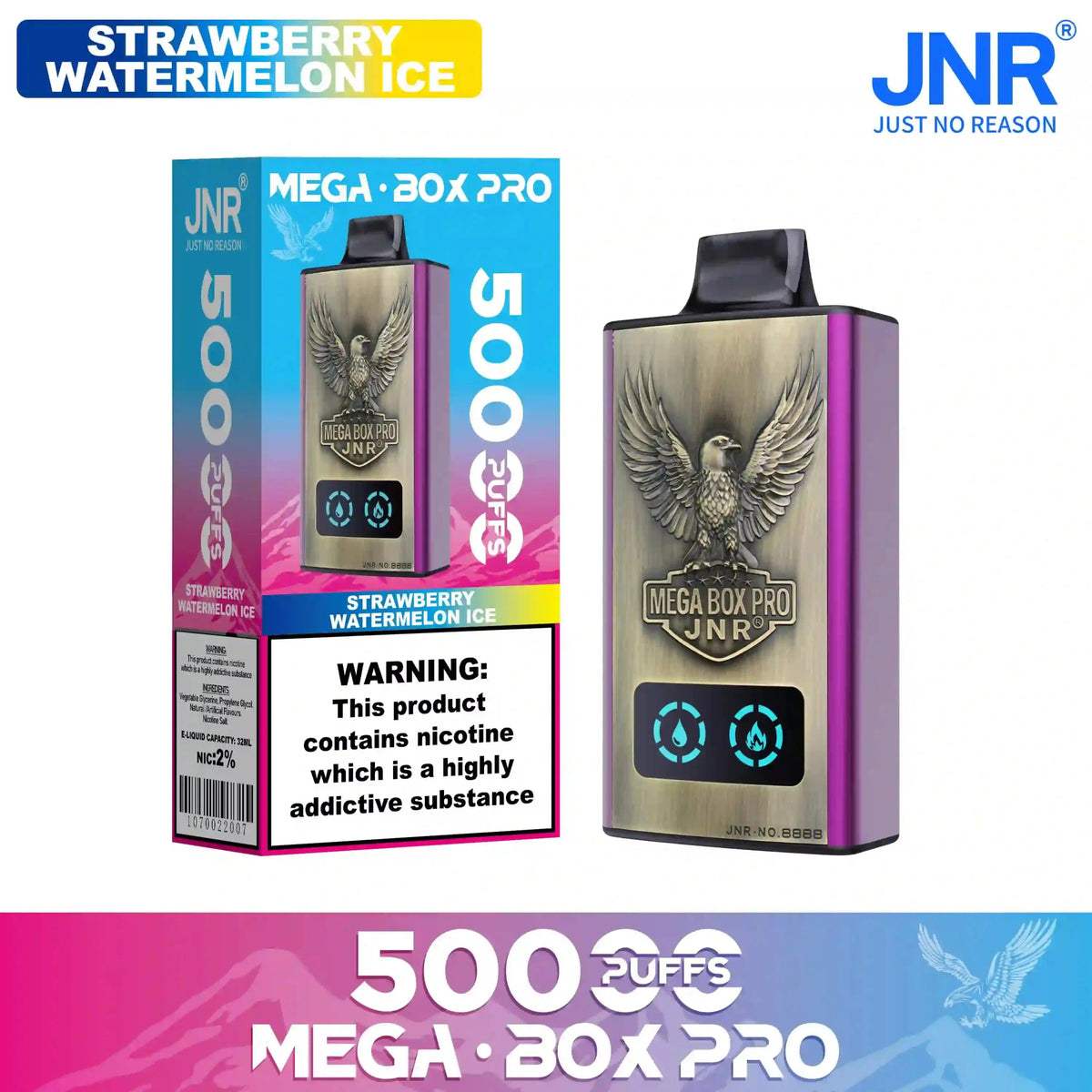 JNR Mega Box Pro 50000 Prefilled Vape Kit