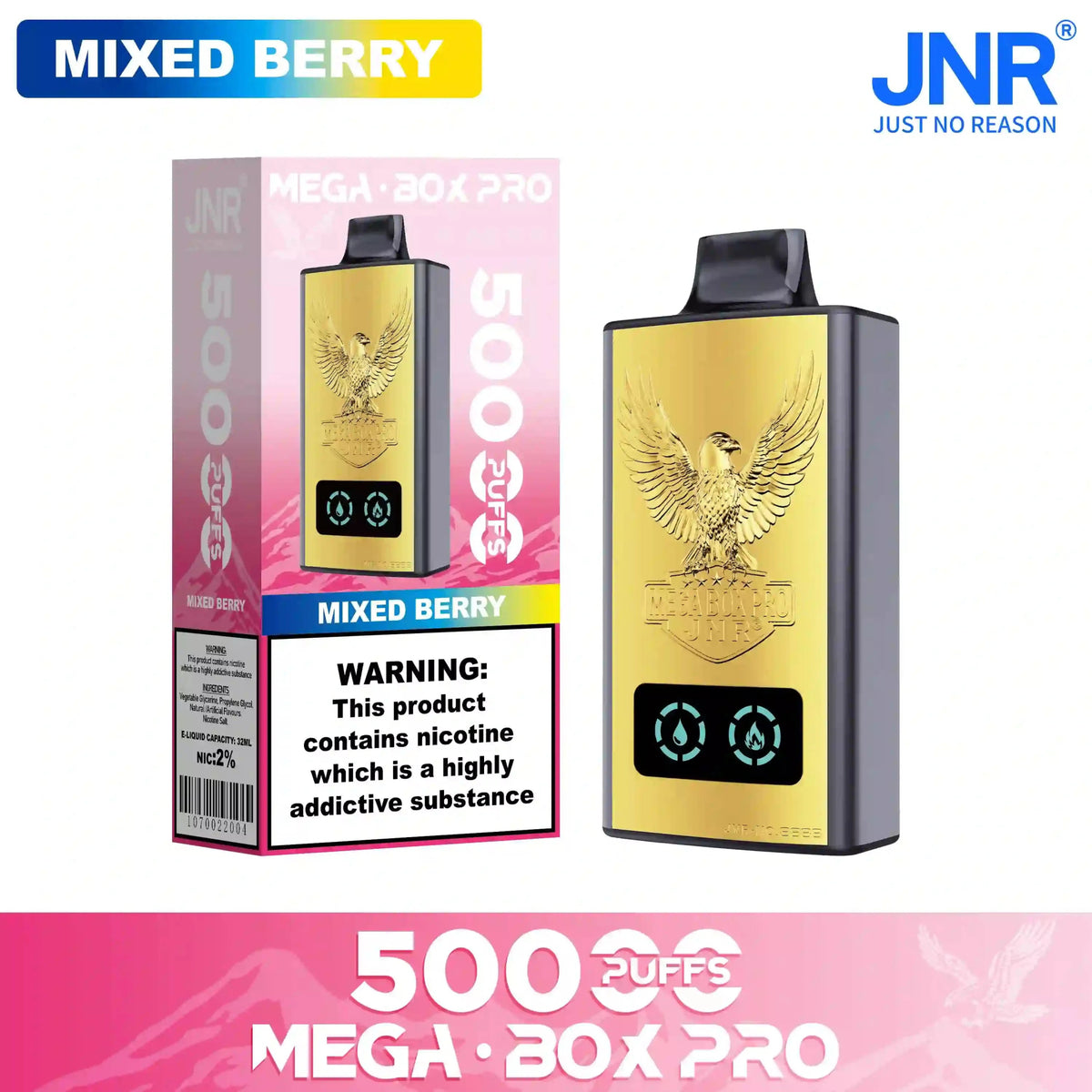 JNR Mega Box Pro 50000 Prefilled Vape Kit