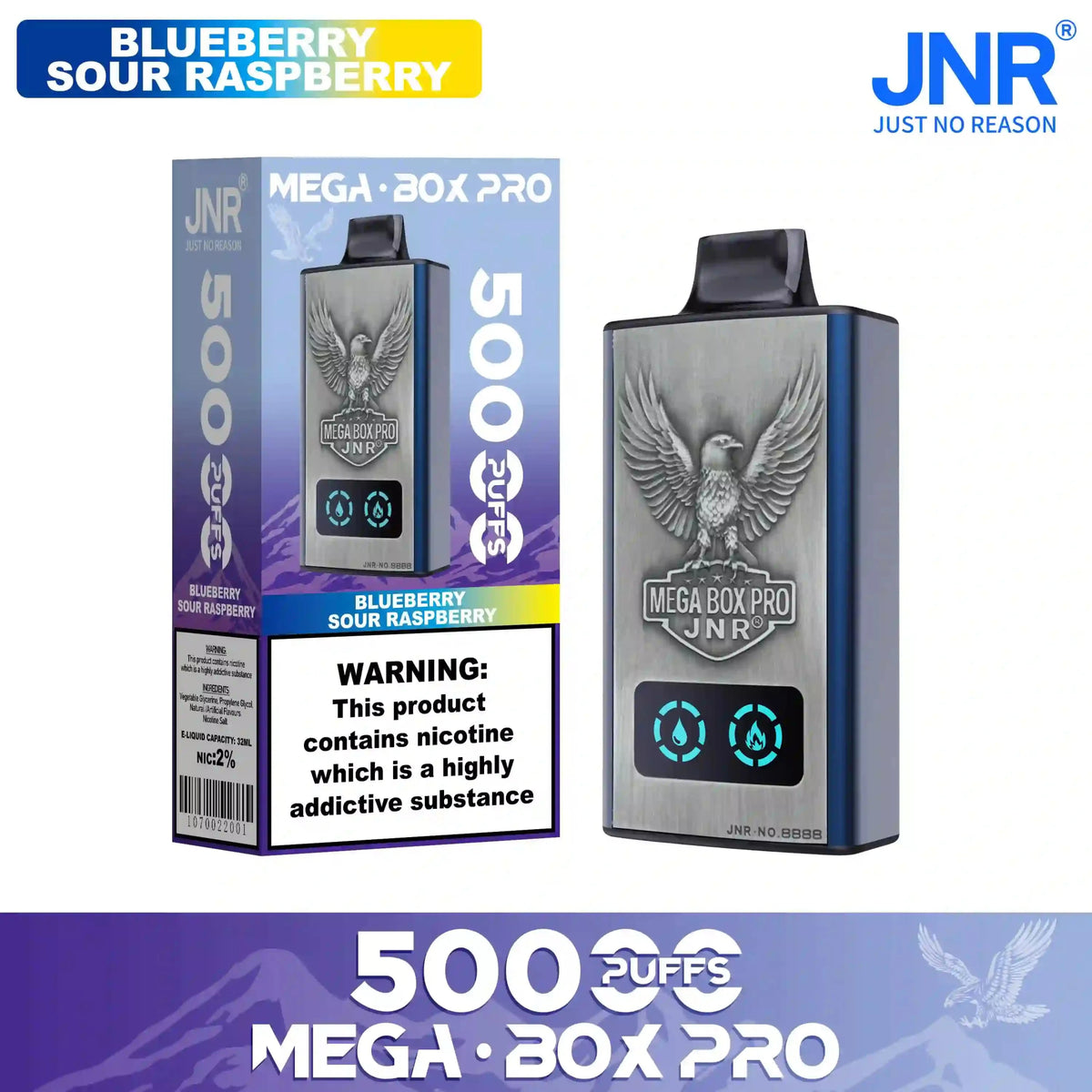 JNR Mega Box Pro 50000 Prefilled Vape Kit