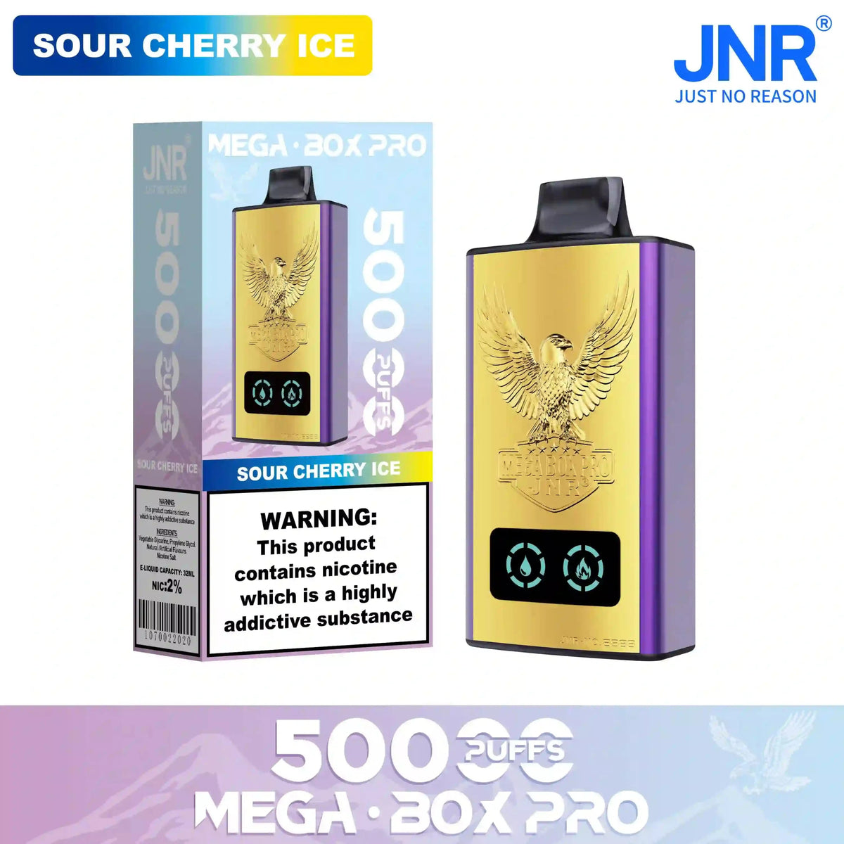 JNR Mega Box Pro 50000 Prefilled Vape Kit