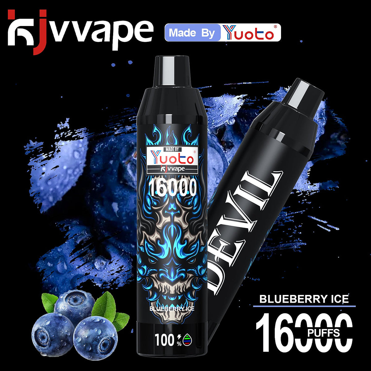 KJV Yuoto Devil 16k Puffs Disposable Vape Device