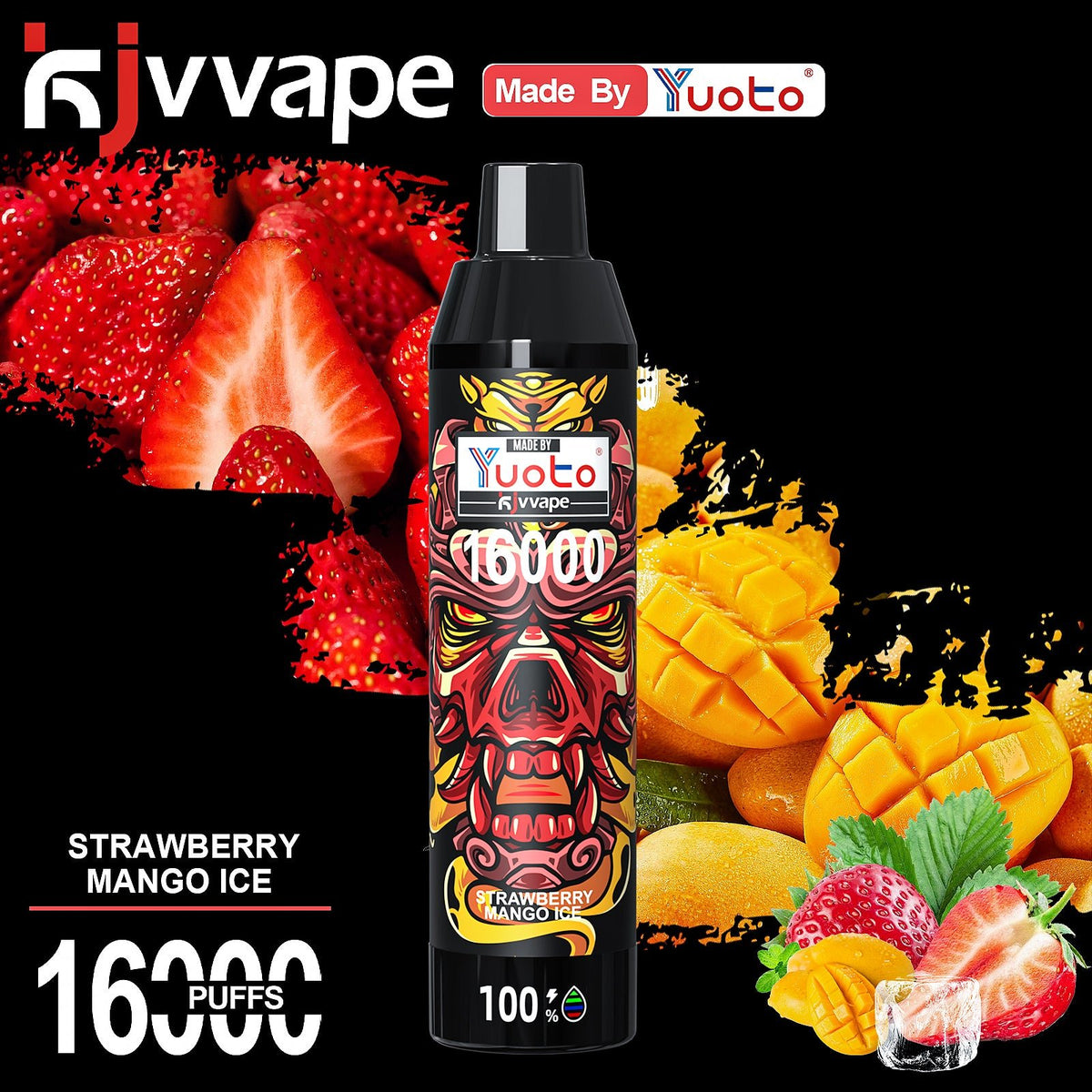 KJV Yuoto Devil 16k Puffs Disposable Vape Device
