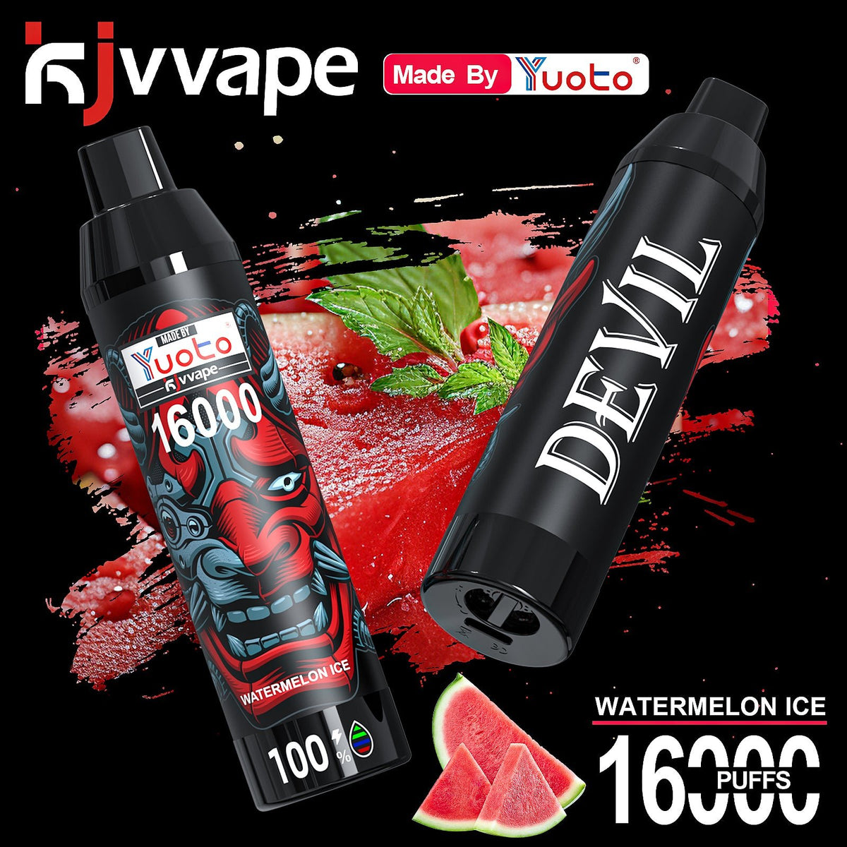 KJV Yuoto Devil 16k Puffs Disposable Vape Device