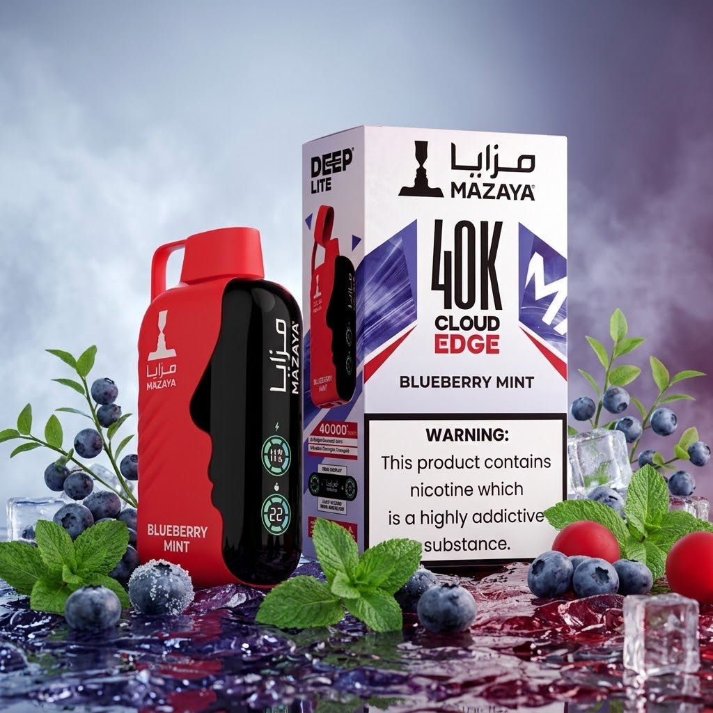 Mazaya Deep Lite Cloud Edge 40000 Puffs 20mg Rechargeable Disposable Vape UAE